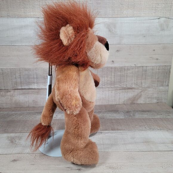Lion Plush MAXIMILIAN Russ Berrie Fuzzy Mane Stuffed Animal Vintage - Picture 4 of 10